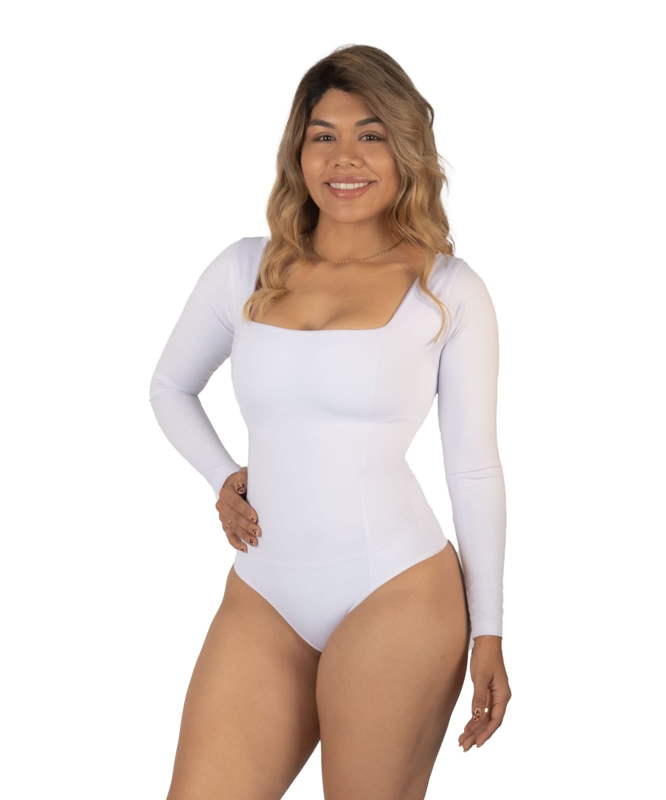 ✨BODY MOLDEADOR CON FAJA MANGA LARGA CUELLO CUADRADO ✨
